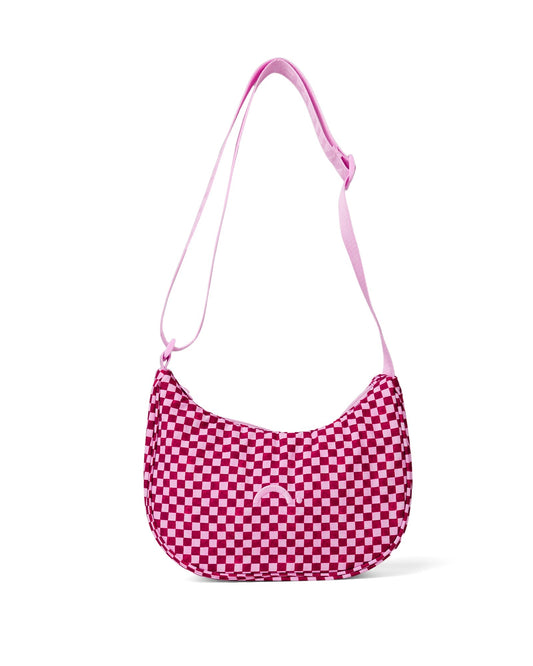 Crimson Haze Small Crescent Bag